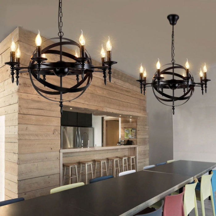 LUSTRA SUSPENDABILA INDUSTRIALA LOFT METAL APP256-6C [4]