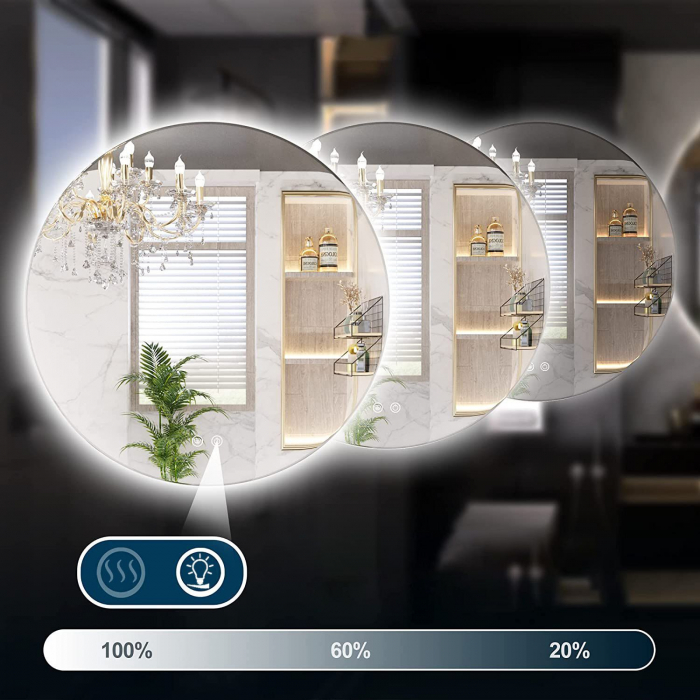 Oglindă LED 90cm HZJ090 [14]