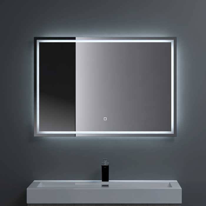 Oglinda LED Spiegel02 cu dezaburire, 40-140 cm, lumina calda si rece, montare orizontala sau verticala, memorie [5]