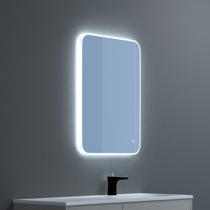 Oglinda LED Spiegel03 cu dezaburire, 40-140 cm, lumina calda si rece, montare orizontala sau verticala, memorie [2]