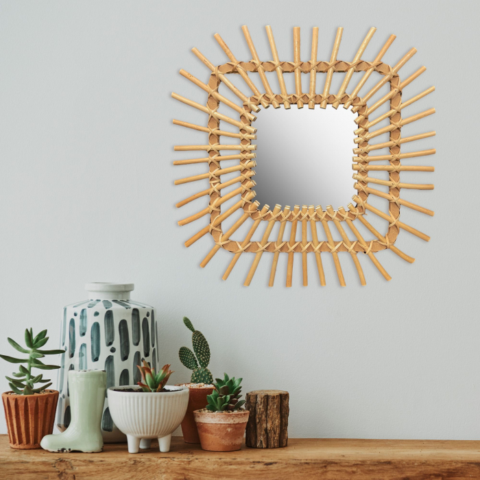Oglinda perete Boho 45CM QDJ071 [2]