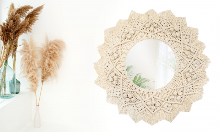 Oglinda perete Boho 55CM 322049 [4]