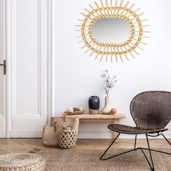 Oglinda perete Boho 57CM QDJ5749 [2]