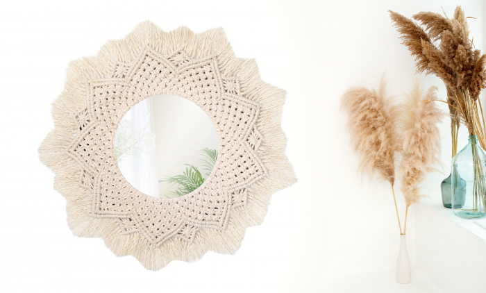 Oglinda perete Boho 60CM 322051 [6]