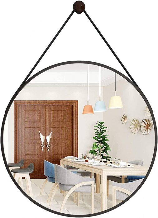 Oglindă rotundă Loft 60 cm NEGRU CFZL-MR060 [6]