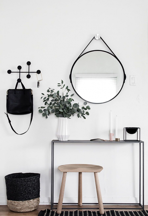 Oglindă rotundă Loft 60 cm NEGRU CFZL-MR060 [7]