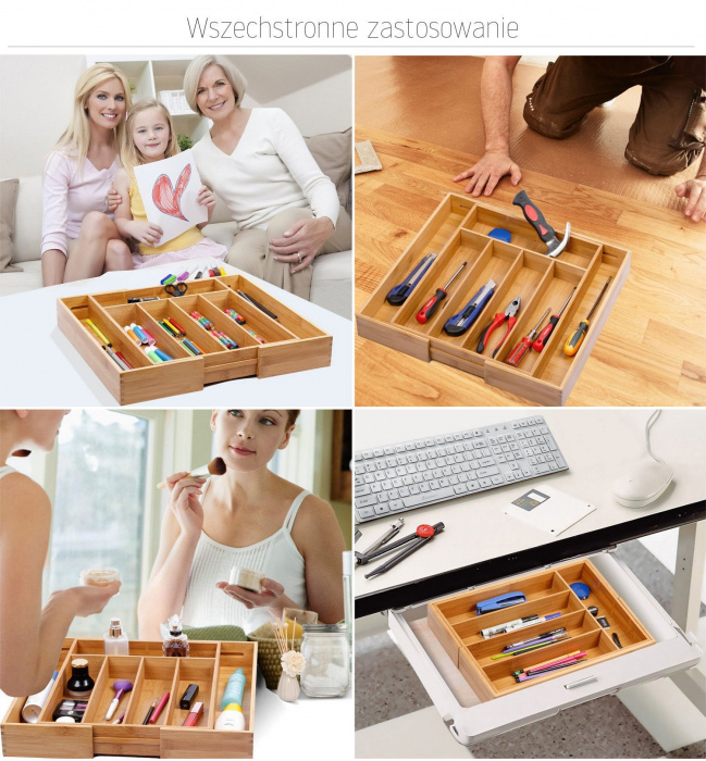 Organizator pentru sertare extensibil [12]