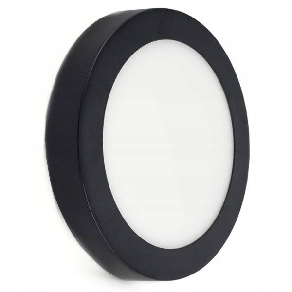 PANOU LED rotund negru 18W [3]