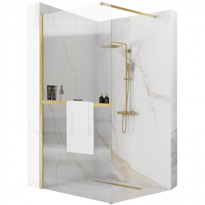 Paravan Aero Intimo Gold Brush + Evo, 90-120 cm, auriu periat [1]