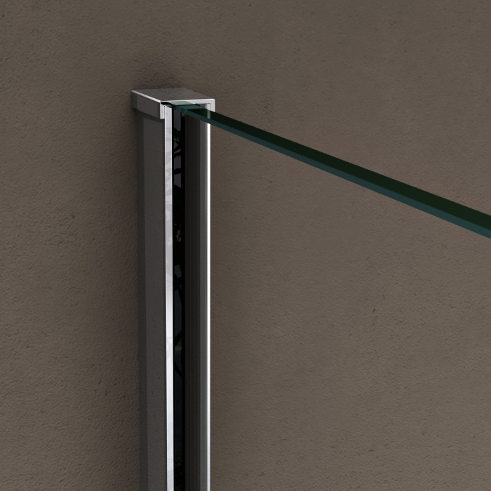 Paravan Astra BL, 70-110 cm, crom, sticla securizata 8 mm transparenta [7]