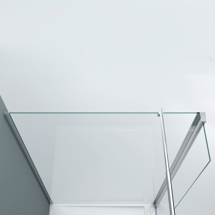Paravan Astra DL, 50-140 cm, crom, sticla securizata 8 mm transparenta [5]