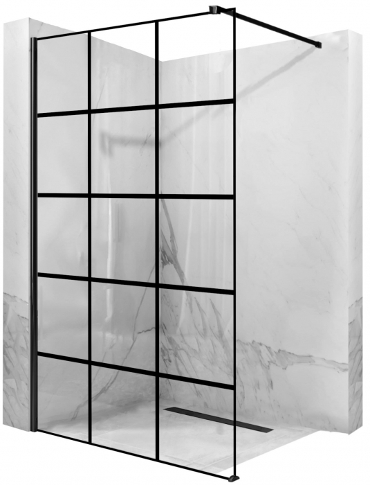 Paravan Bler 2, 80-120 cm, negru [1]
