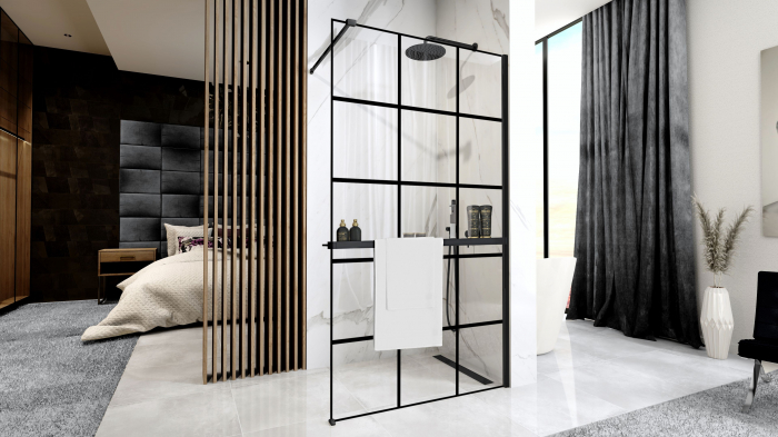 Paravan Bler 2 + Evo, 80-120 cm, negru [2]