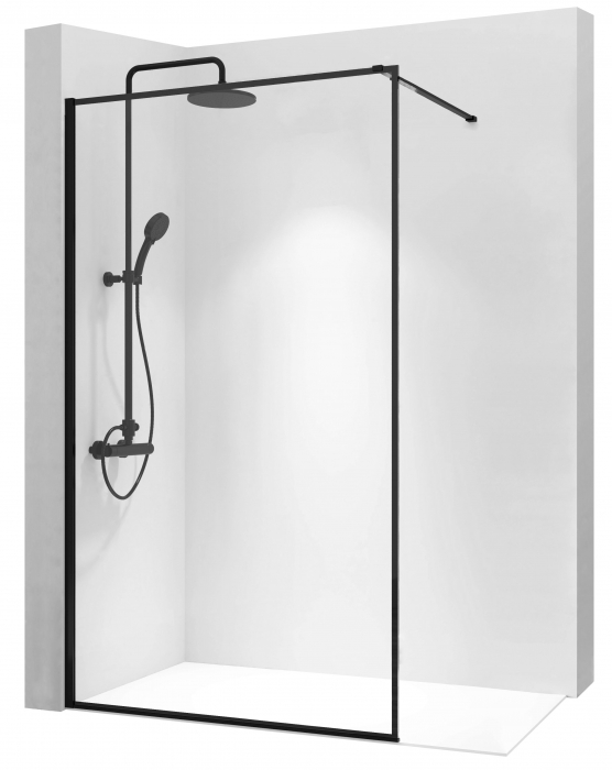 Paravan Bler, 70-120 cm, negru [1]