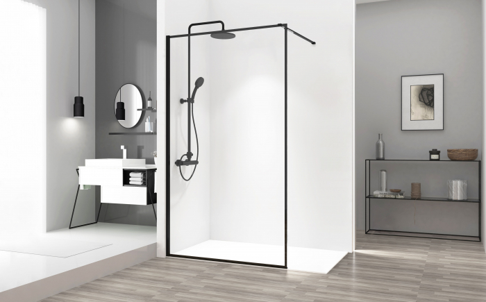 Paravan Bler, 70-120 cm, negru [2]