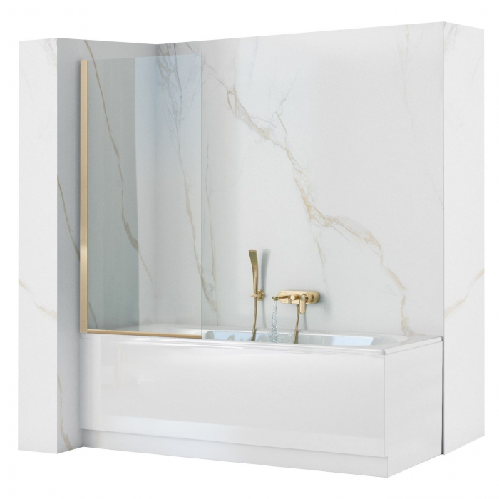 Paravan de cadă Elegant Gold, fix, 70-80 cm, auriu [1]