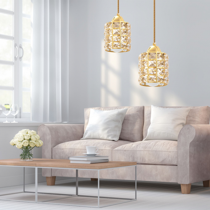 Plafoniera Cristal Gold APP724-1CP [6]