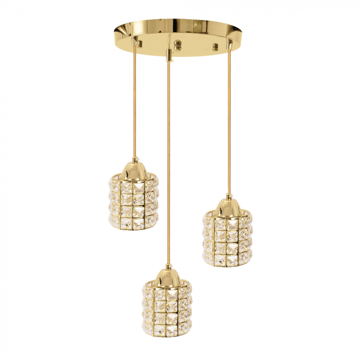 Plafoniera Cristal Gold APP726-3CRP [2]