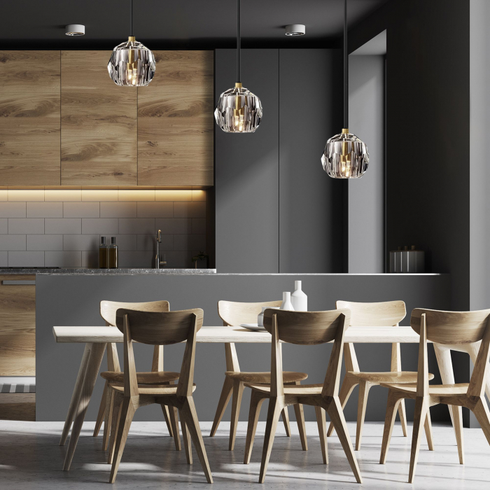 Plafoniera din cristal neagra APP587-3CP [6]
