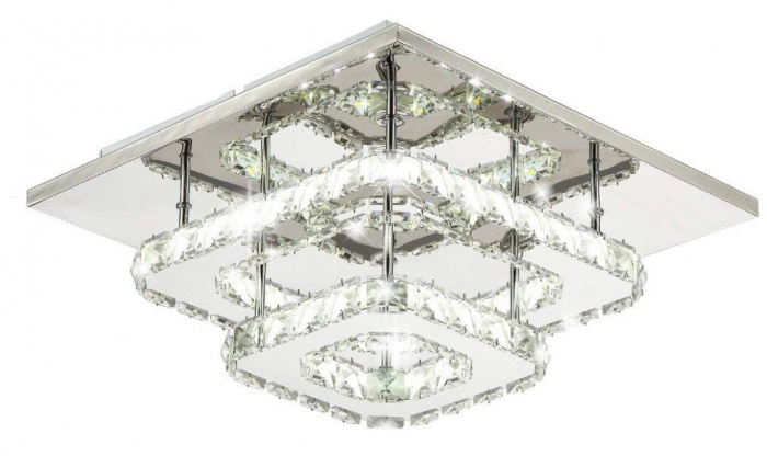 Plafoniera din cristal Plafond LED 24W Square APP409-C APP410-C [13]