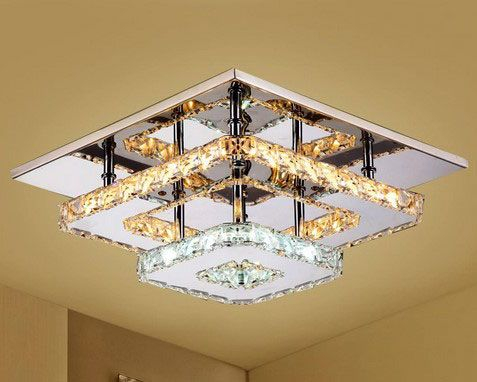 Plafoniera din cristal Plafond LED 24W Square APP409-C APP410-C [8]