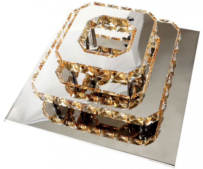 Plafoniera din cristal Plafond LED 24W Square APP409-C APP410-C [3]