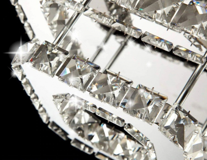 Plafoniera din cristal Plafond LED 24W Square APP409-C APP410-C [10]