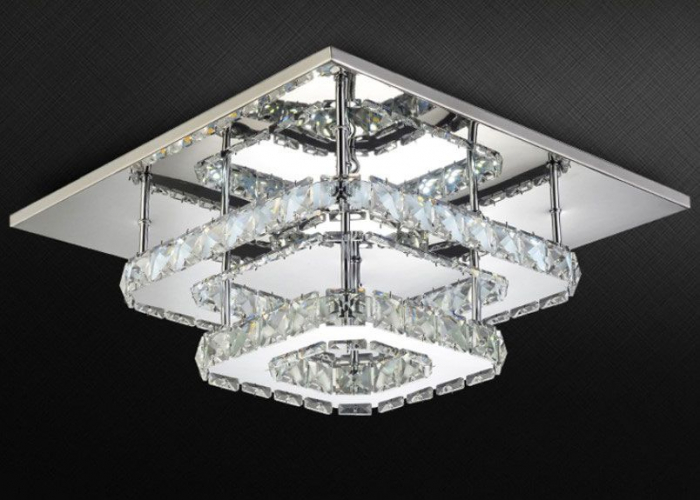 Plafoniera din cristal Plafond LED 24W Square APP409-C APP410-C [14]