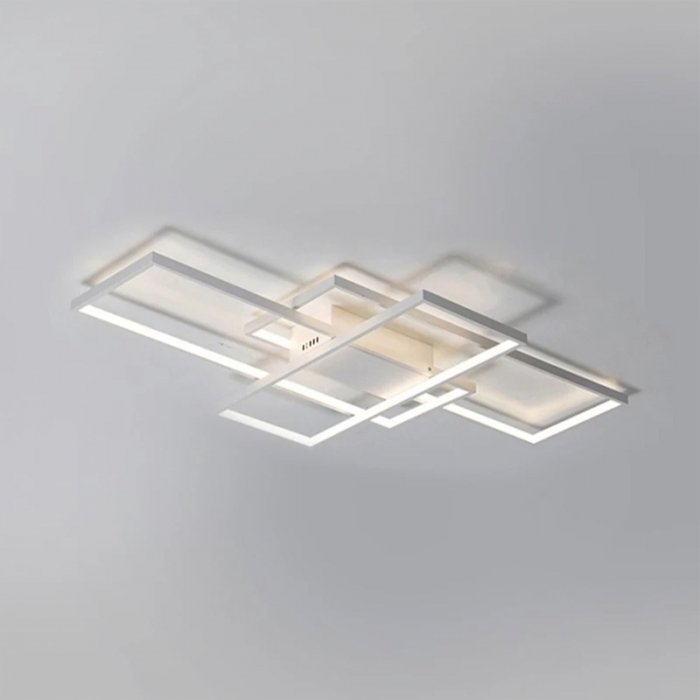 Plafoniera moderna LED + TELECOMANDA WHITE APP660 [4]