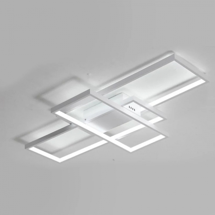 Plafoniera moderna LED + TELECOMANDA WHITE APP660 [3]