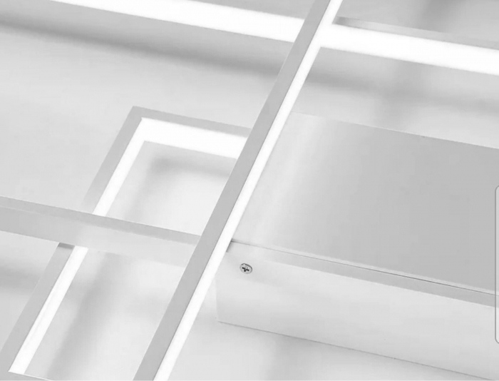 Plafoniera moderna LED + TELECOMANDA WHITE APP660 [5]