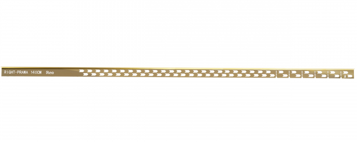 Profil compensare pantă Gold, 100-140 cm, auriu [4]