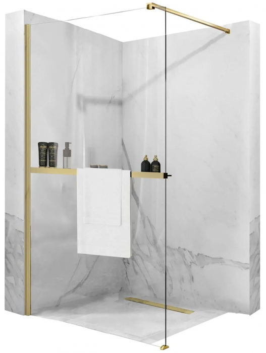 Raft EVO GOLD BRUSH poliță pentru pereți de duș [2]