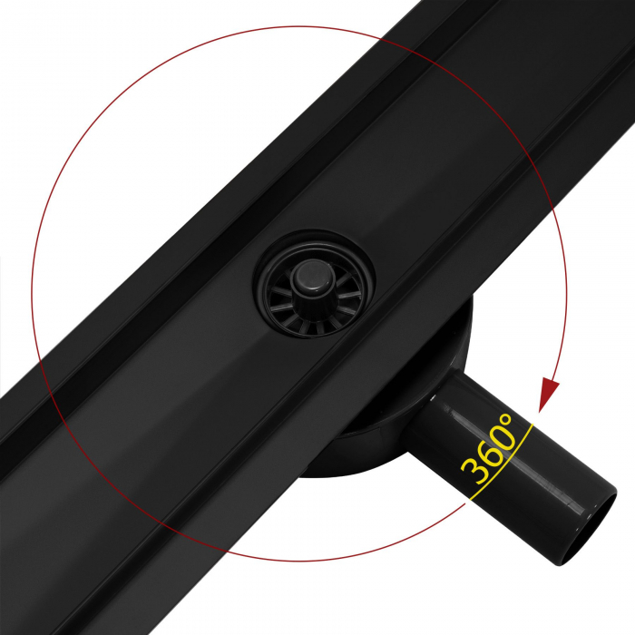 Rigola Greek Pro Black, 60-90 cm, negru [2]