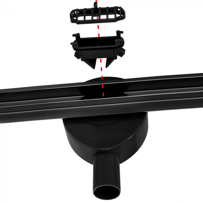 Rigola NEO Slim Pro Black, 50-100 cm, negru [6]