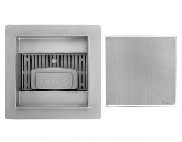 Scurgere NEO 12x12 cm, nichelat [6]