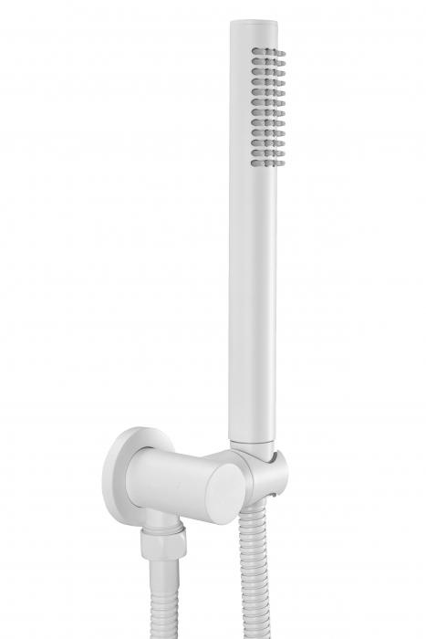 Set de dus Lungo white + Box, anti calcar, alb, montaj incastrat [3]