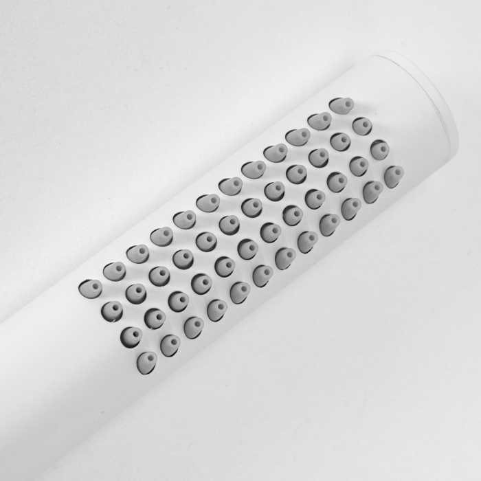 Set de dus Lungo white + Box, anti calcar, alb, montaj incastrat [7]