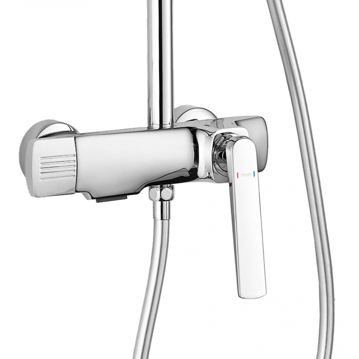 Set de dus Rebel Chrome, anti calcar, crom, montaj pe perete [2]