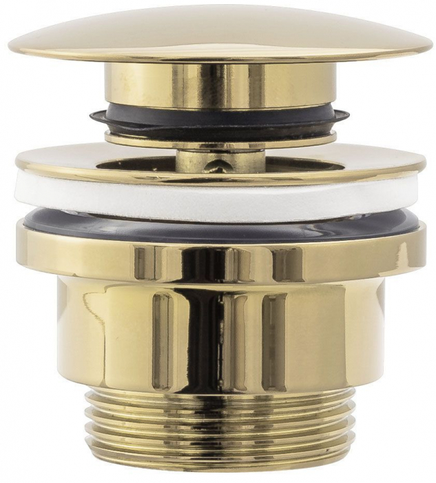 Set Lavoar Royal Gold Edge + Baterie Inalta Lungo Gold + Dop Universal Gold, nan, alb lucios [6]