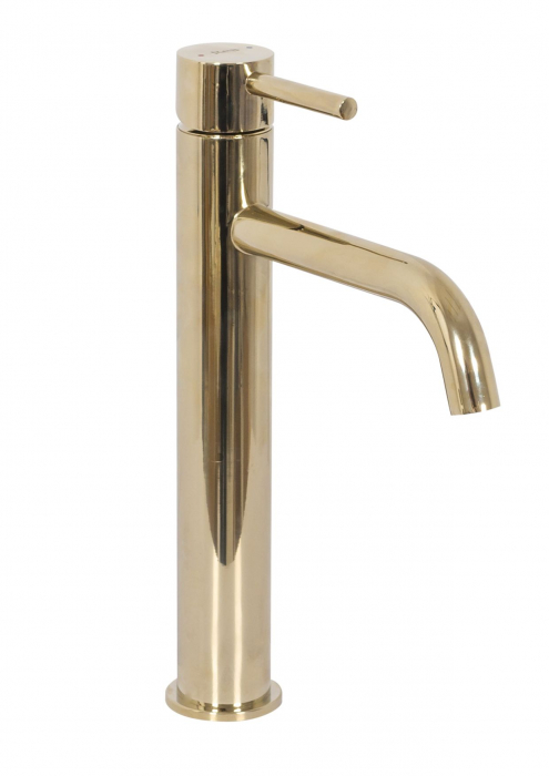 Set Lavoar Royal Gold Edge + Baterie Inalta Lungo Gold + Dop Universal Gold, nan, alb lucios [4]