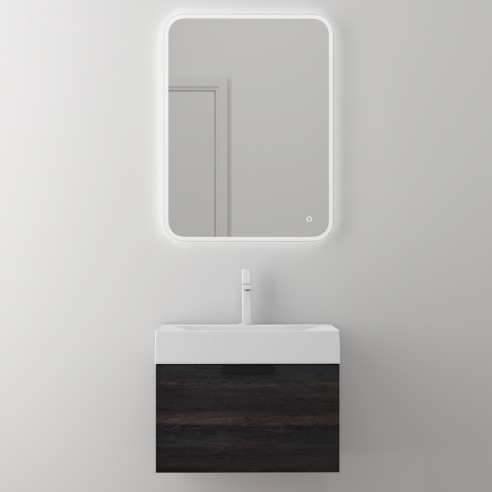 Set mobilier baie Lonato cu lavoar compozit, 60 cm, alb, stejar, antracit, gri, cu sau fara oglinda LED, Soft Close, suspendat [5]