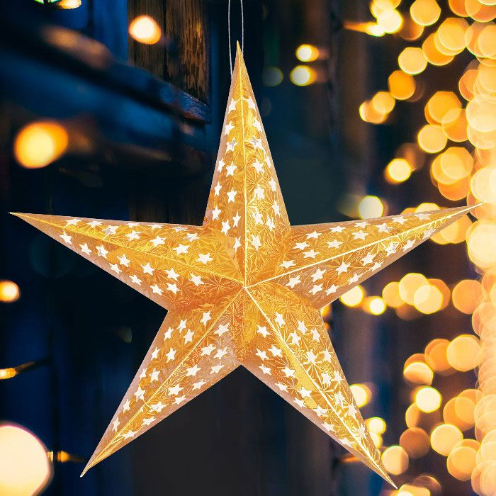 Steaua de hârtie cu LED SY-002 45cm [6]