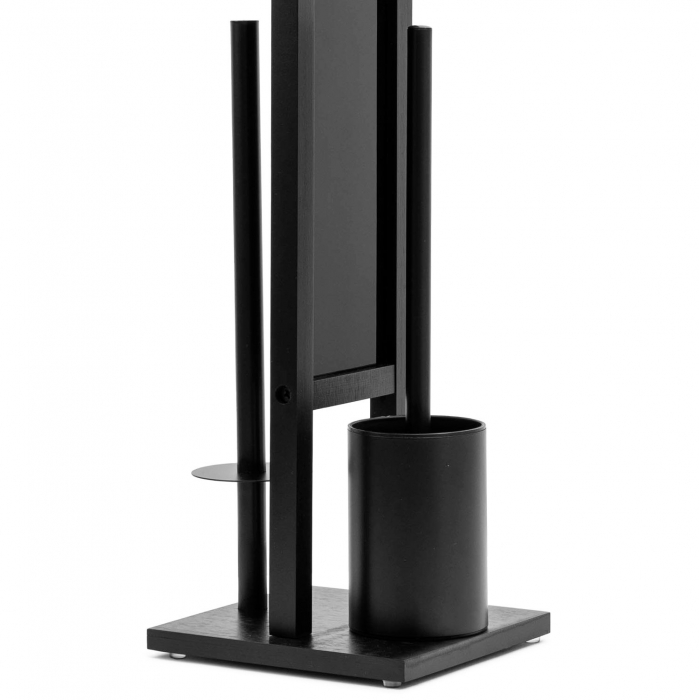 Suport pentru role de toaletă din bambus Black 321502 [6]