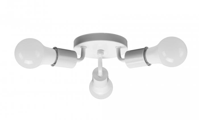 Triplă plafoniera metalica alba APP702-3C [2]