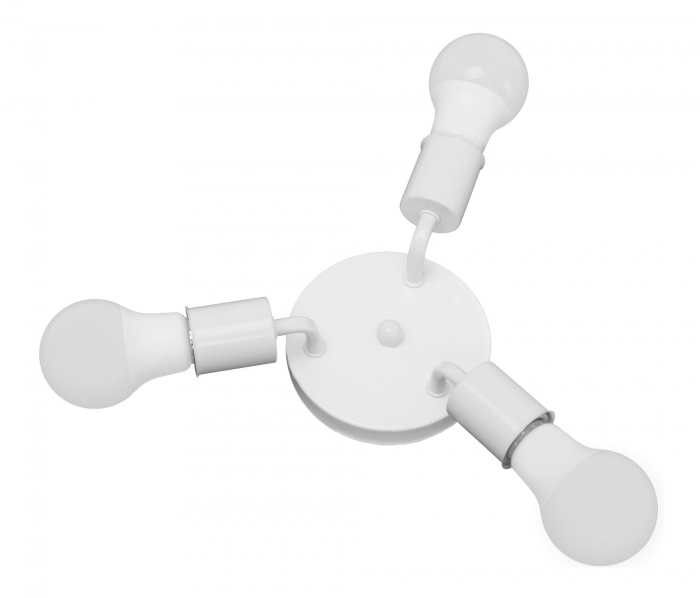 Triplă plafoniera metalica alba APP702-3C [3]