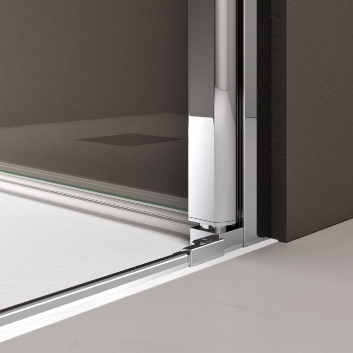 Usa dus Astra 36K-MS, 75-100 cm, crom, batanta, sticla securizata 8 mm transparenta sau sablata partial [6]