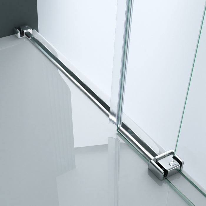 Usa dus Astra T04, 100-160 cm, crom, glisanta, sticla securizata 8 mm transparenta [8]