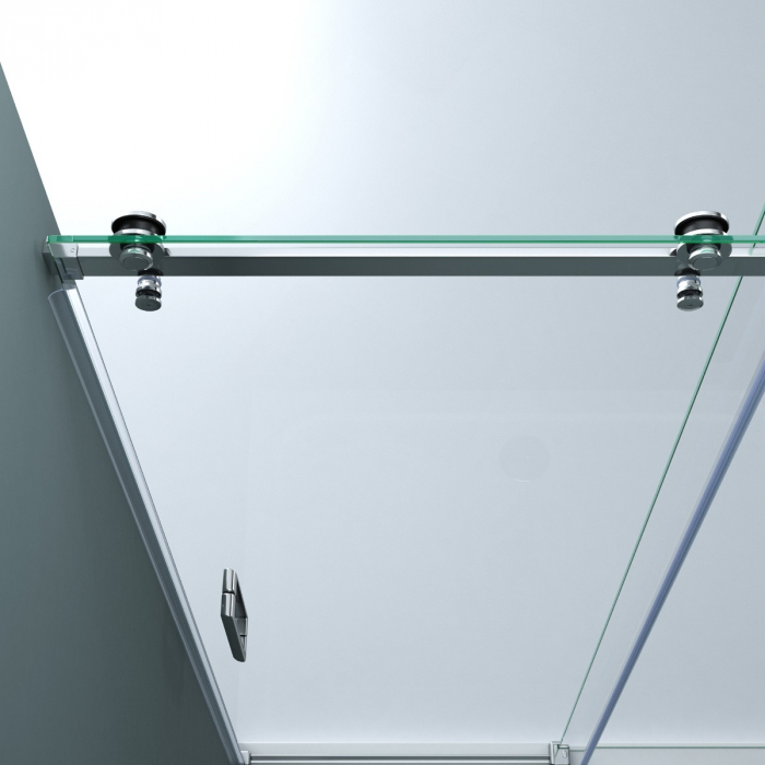 Usa dus Astra T04-2, 100-150 cm, crom, glisanta, sticla securizata 8 mm transparenta [6]