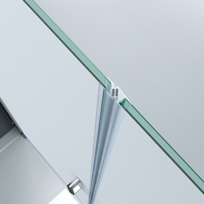 Usa dus Astra T24VS, 80-140 cm, crom, batanta, sticla securizata 6 mm sablata [10]